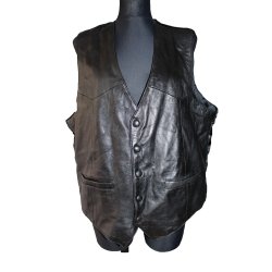 KAMIZELKA SKÓRA rozm. L